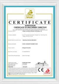 CE Certification for Nitrogen Generators