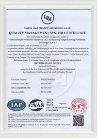 ISO 9001 Quality Management System Certification