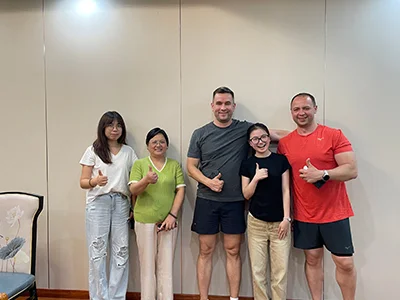 Russian Customers Inspecting Ammonia Decomposition Hydrogen Production Unit